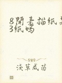 8开素描纸是a3纸吗