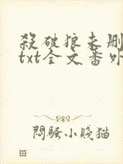 杀破狼未删减版txt全文番外