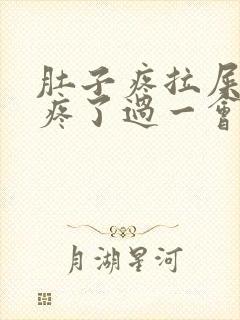 肚子疼拉屎就不疼了过一会又疼封面