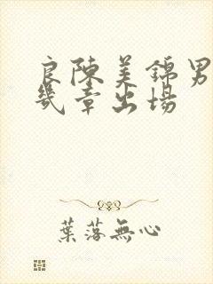 良陈美锦男主第几章出场