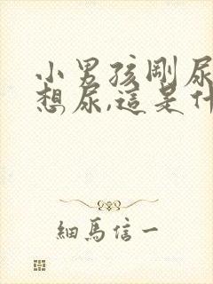 小男孩刚尿完又想尿,这是什么原因