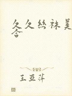 久久丝袜美腿综合