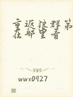 重返狼群第二部在哪里看封面