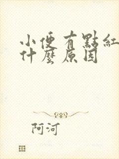 小便有点红色是什么原因封面