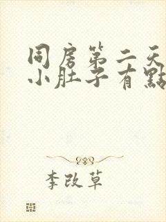 同房第二天出血小肚子有点疼封面