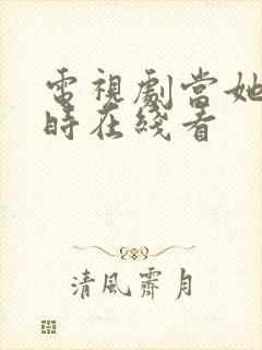 电视剧当她恋爱时在线看封面