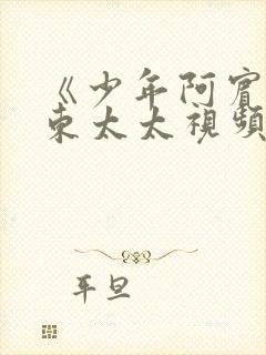 《少年阿宾》房东太太视频封面