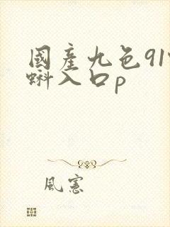 国产九色91蝌蚪入口p