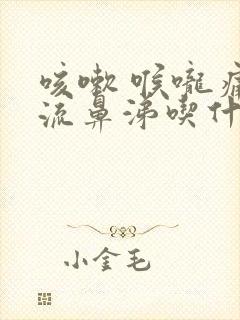 咳嗽 喉咙痛 流鼻涕吃什么药封面