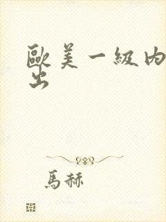 欧美一级内射中出封面