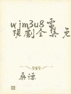 wjm3u8电视剧全集免费观看