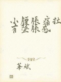 小腹胀痛拉大便有坠胀感