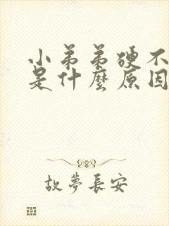 小弟弟硬不起,是什么原因封面