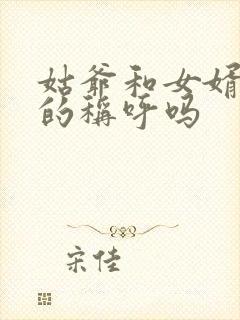 姑爷和女婿一样的称呼吗