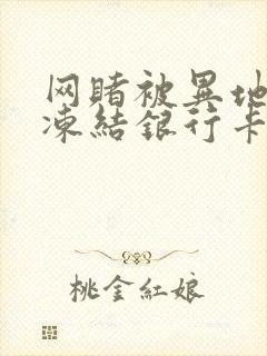 网赌被异地公安冻结银行卡六个月封面