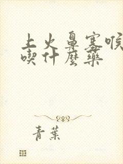 上火鼻塞喉咙痛吃什么药