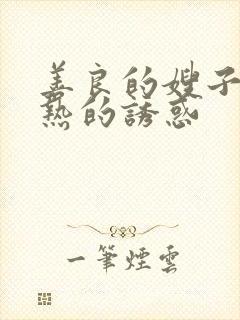 善良的嫂子,火热的诱惑封面