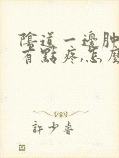 阴道一边肿了,有点疼,怎么回事