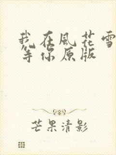 我在风花雪月里等你原版