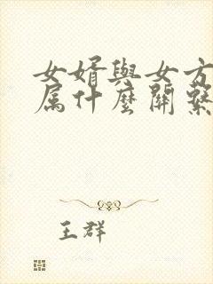 女婿与女方母亲属什么关系