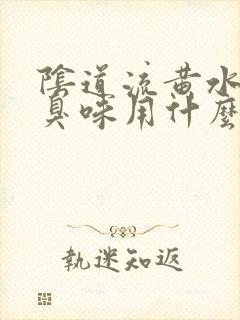 阴道流黄水有腥臭味用什么药