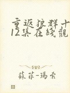 重返狼群十周年12集在线观看