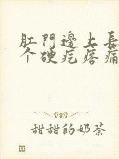 肛门边上长了一个硬疙瘩痛