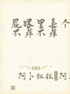 屁眼里长个肉球不疼不痒