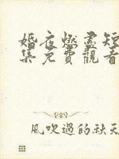 婚夜燃尽短剧全集免费观看封面