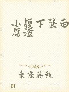 小腹下坠白带豆腐渣