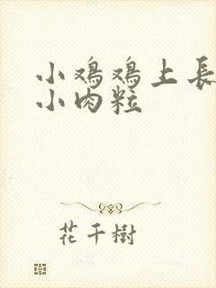 小鸡鸡上长很多小肉粒