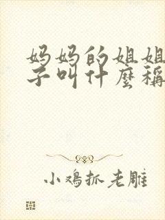 妈妈的姐姐的儿子叫什么称呼