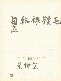 日韩裸体毛片二区