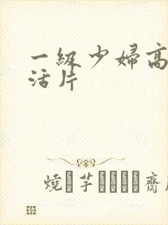 一级少妇高清生活片封面