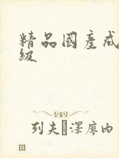 精品国产成人三级封面