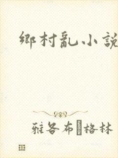 乡村乱小说封面