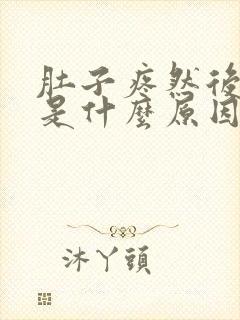 肚子疼然后拉稀是什么原因呢