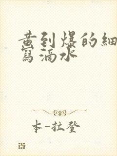 黄到爆的细节描写滴水