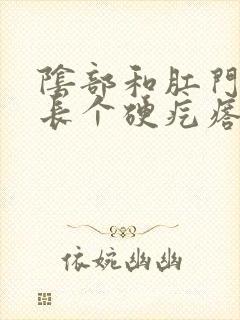 阴部和肛门之间长个硬疙瘩封面