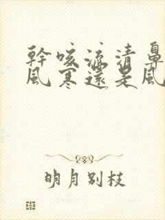 干咳流清鼻涕是风寒还是风热