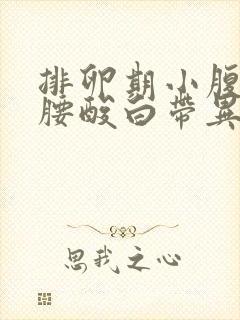 排卵期小腹胀痛腰酸白带异常怎么回事