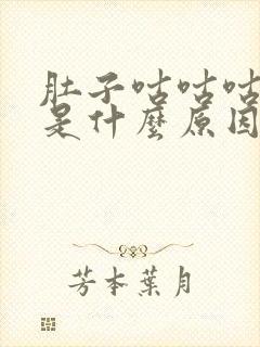 肚子咕咕咕的响是什么原因