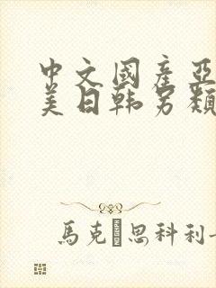 中文国产亚洲欧美日韩另类精品