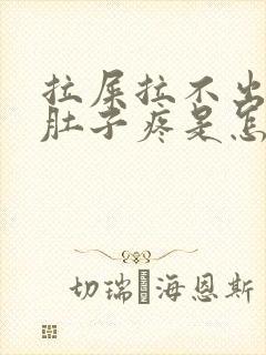 拉屎拉不出来小肚子疼是怎么回事