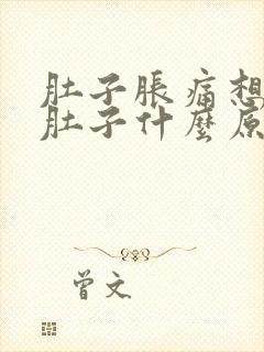 肚子胀痛想吐拉肚子什么原因