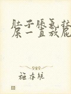 肚子胀气拉不出屎一直放屁