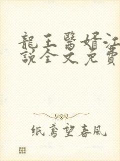 龙王医婿江辰小说全文免费阅读无弹窗