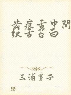 齿痕舌中间有裂纹舌苔白