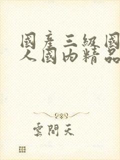 国产三级国产成人国内精品