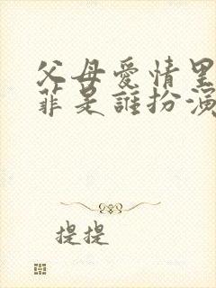 父母爱情里的亚菲是谁扮演的